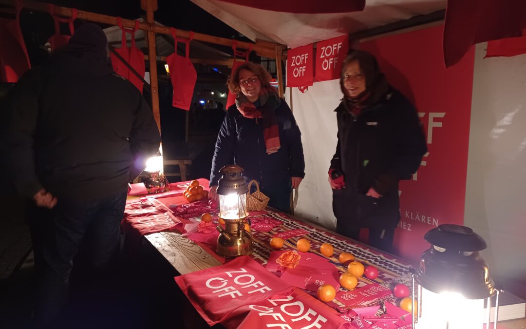 Foto Stand Weihnachtsmarkt